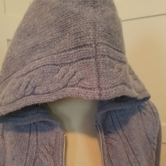 J. Crew Wool Hooded cardigan (PXS) - Picture 5 of 7